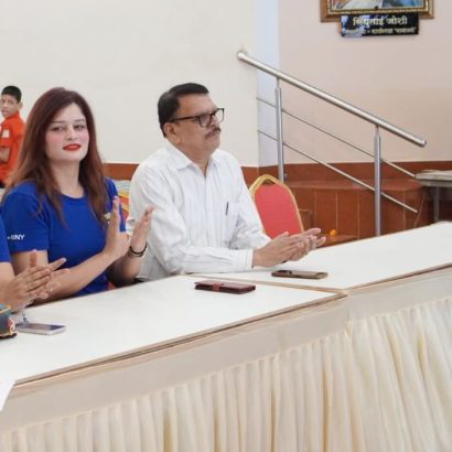 Special guest at a community CSR event